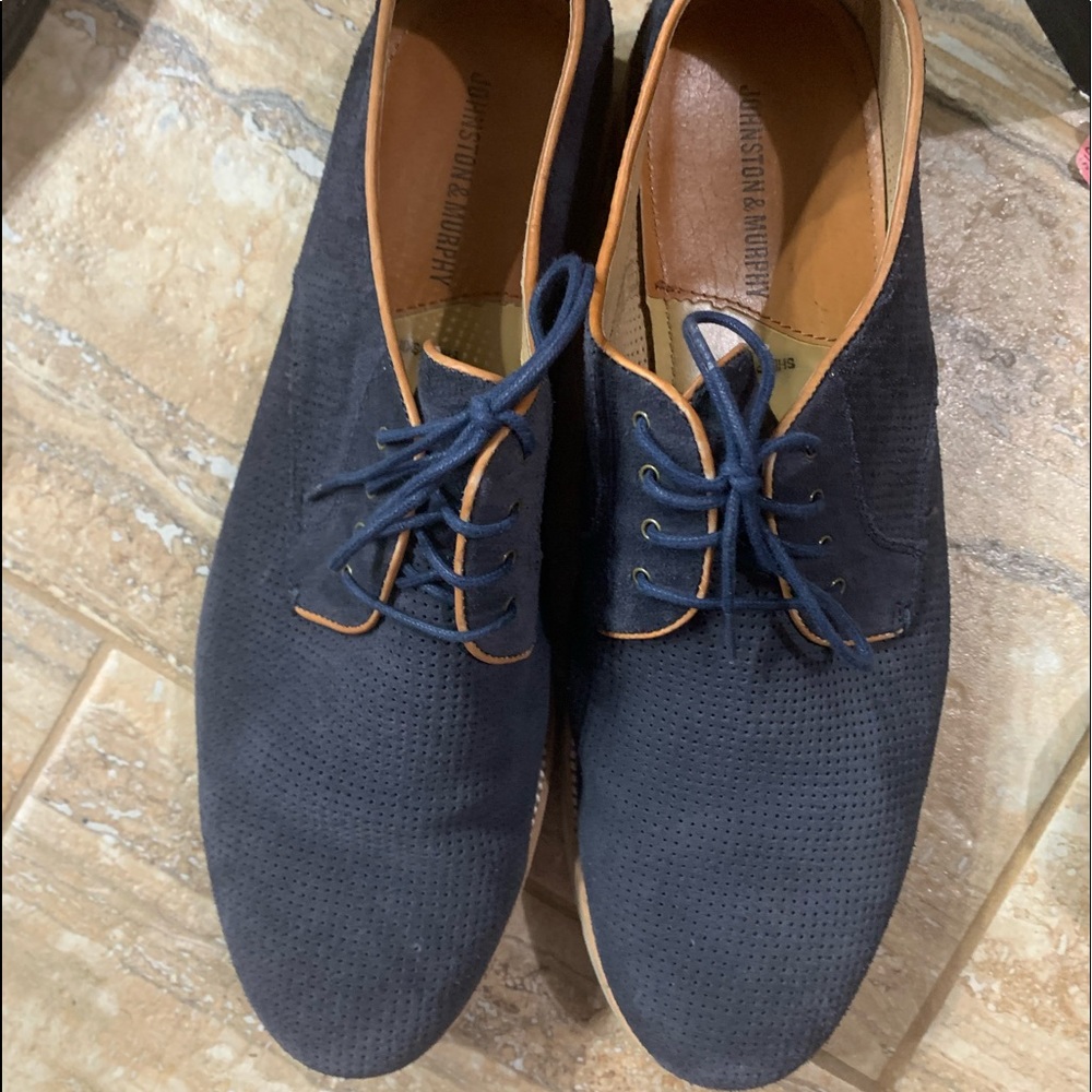 Johnston & Murphy men’s size 13 navy suede